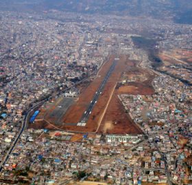 पोखरा विमानस्थलको हवाई दृश्य । तस्बिरः प्रदीपराज वन्त/रासस
