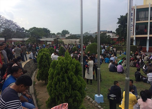 ब्यग्र प्रतिक्षाः पार्टी एकता घोषणाअघि राष्ट्रिय सभागृह खचाखच (फोटोफिचर)