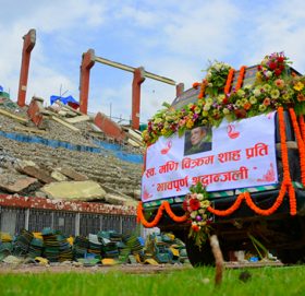 रंगशालामा ‘नेपाली म्याराडोना’को बिदाई, भक्कानिए शुभेच्छुक (फोटोफिचर)