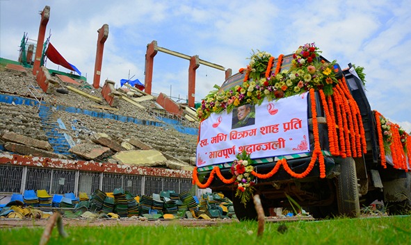रंगशालामा ‘नेपाली म्याराडोना’को बिदाई, भक्कानिए शुभेच्छुक (फोटोफिचर)