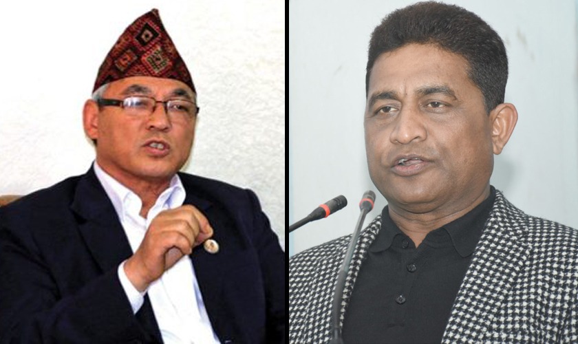 ठेकेदारमाथि ‘एक्सन’ लिने–नलिनेमा गृहमन्त्री र भौतिक पूर्वाधारमन्त्रीबीच बिवाद