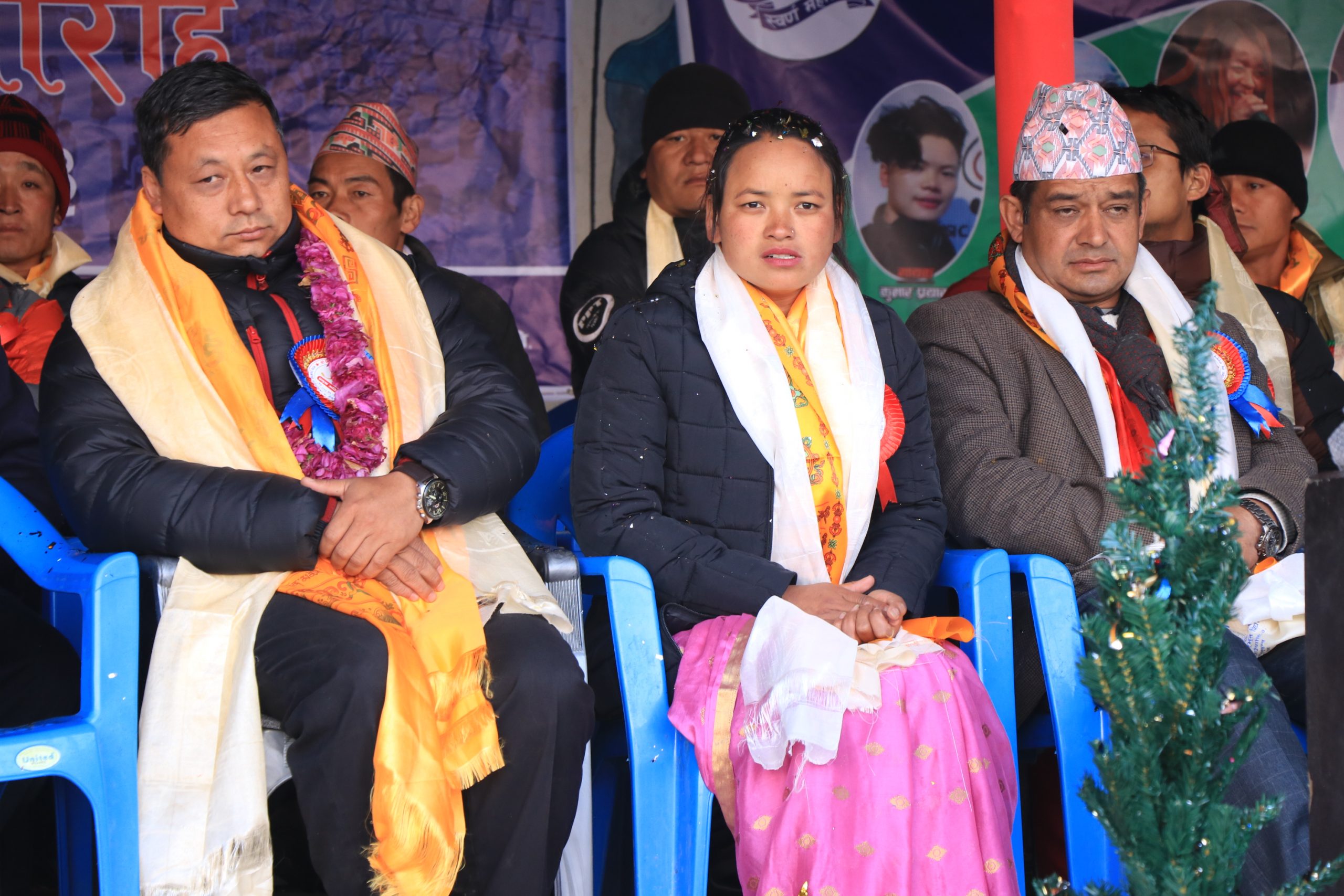 अतिथिहरु, स्वर्ण महोत्सब हिमालय आवी वाकु, सोलुखुम्बु