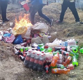 सोलुखुम्बु प्रशासनद्धारा ठूलो परिमाणमा म्याद गुज्रिएका खाद्य सामाग्री जफत