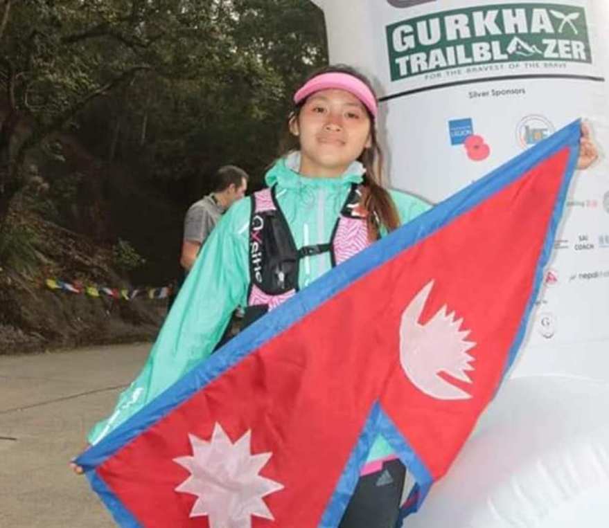 सृजना राईलाई हङकङमा गोर्खा ट्रैलब्लेजरको उपाधि