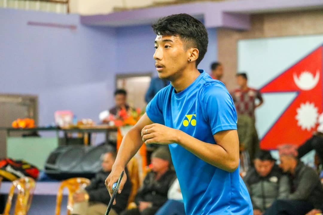 आठौ क्षत्रीय ब्याडमिन्टन प्रतियोगिता २०७५ को प्रतिनिधित्व गर्दै सोलुखुम्बुको पेम्बा शेर्पा फाईनलमा