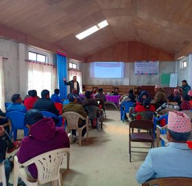 माप्य दुधकोशी गाउँपालिकामा सन्चालित २ दिने आवसीय तालिम आज सम्पन्न