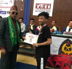 आठौ क्षेत्रिय ब्याटमिन्टन प्रतियोगितामा सोलुखुम्बुका पेम्बा शेर्पा प्रथम