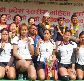 दिदीबहिनी कप राष्ट्रिय महिला भलिबल सम्पन्न एपीएफको पोल्टामा उपाधी