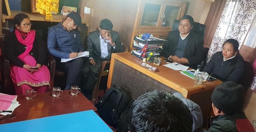 माप्य दुधकोशी गाउँपालिकाको उत्कृष्ट विद्यालयलाई ५०,००० दिने