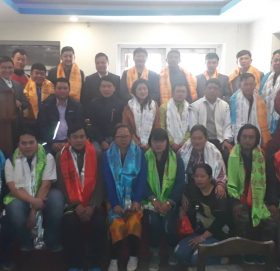 शेखर राई सहित नेपालि काङग्रेस परित्याग गरि डेड दर्जन नेकपा प्रबेश