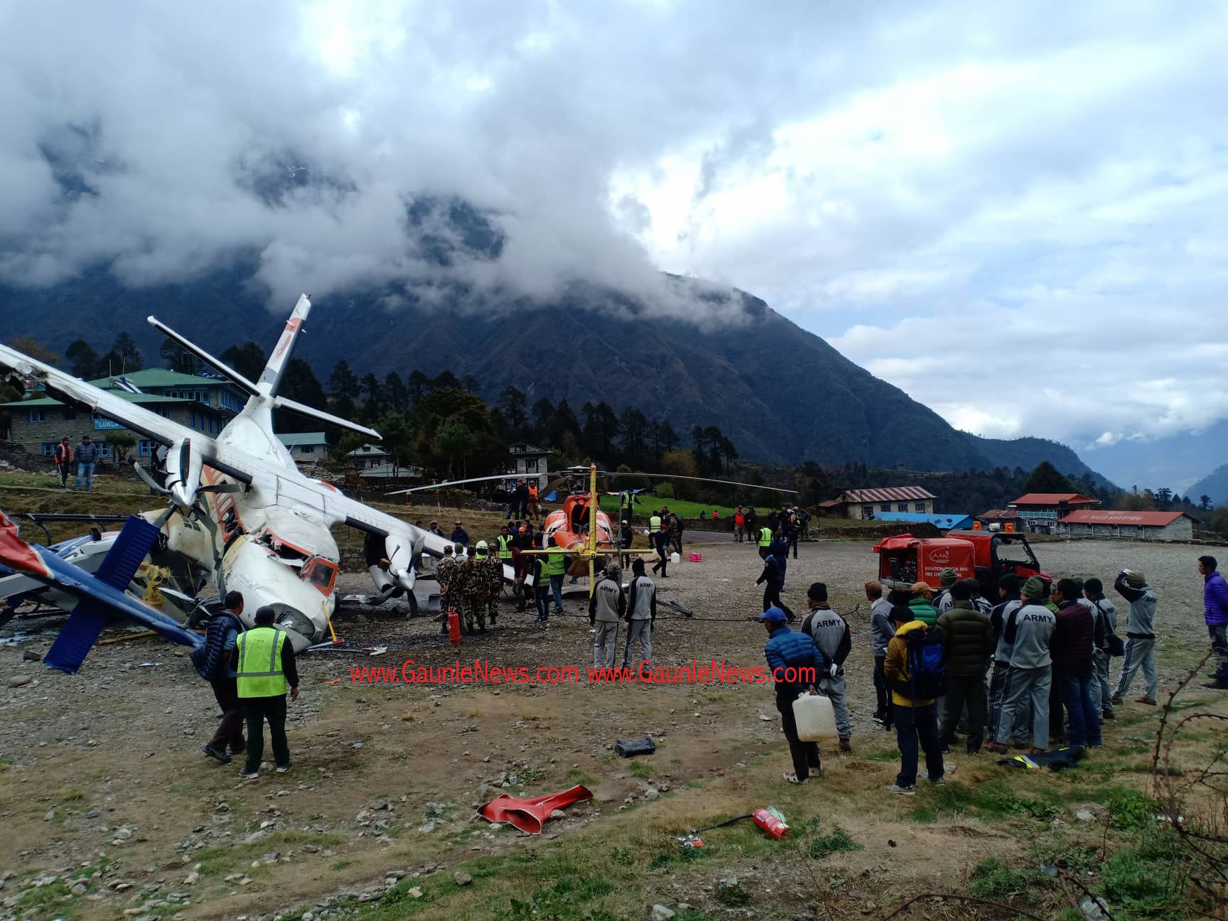 तेञ्जिङ हिलारी बिमान स्थल लुक्ला दुर्घटनामा कोपाइलट र असईको मृत्यु
