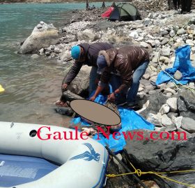 ९ महिनापछि गोक्योमा रोबर्टको सहायतामा निकालियो शब, प्रहरिकी अनुपस्तिथिमा अन्योल