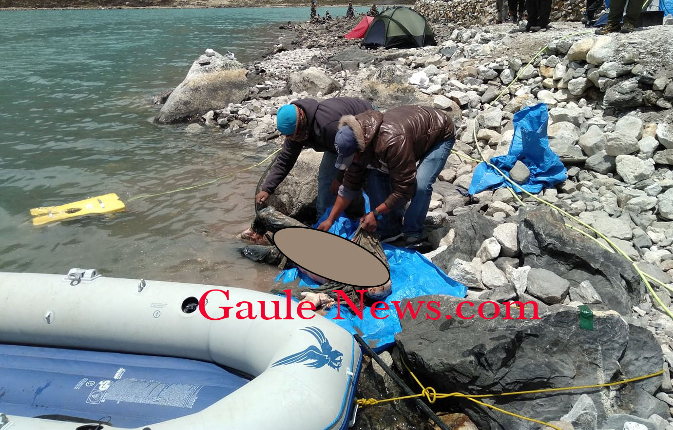 ९ महिनापछि गोक्योमा रोबर्टको सहायतामा निकालियो शब, प्रहरिकी अनुपस्तिथिमा अन्योल