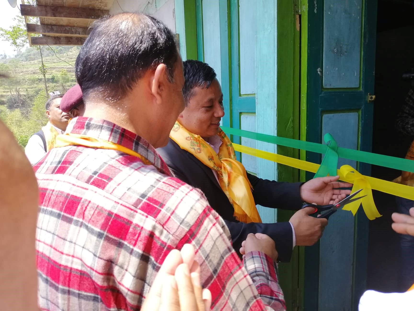 माप्य दुधकोशि गाउँपालिकामा (क) बर्गको बैंक उद्घाटन