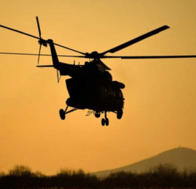 बाजुरा जीप दुर्घटनामा परि घाइते भएकाहरुलाई हेलिकप्टरबाट उद्धार