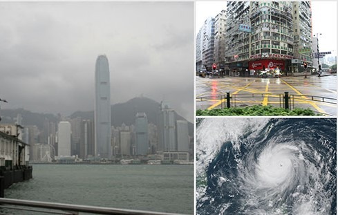 हङकङमा वर्षकै ठूलो सामुद्रिक आँधी टाईफून सिग्नल नं. ८, जनजीवन अस्तव्यस्त