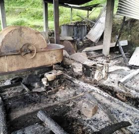 हिमचुलि नेपालि कागज उधोगमा आगलागि हुदा ४२ लाख भन्दा बढि क्षति