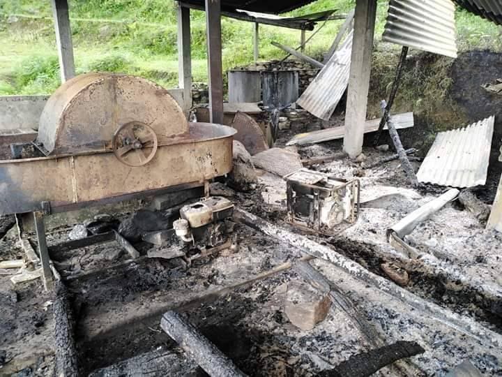 हिमचुलि नेपालि कागज उधोगमा आगलागि हुदा ४२ लाख भन्दा बढि क्षति