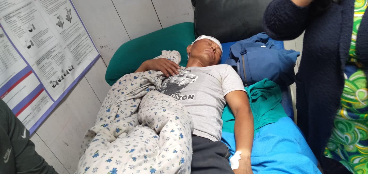 खच्चडले लात्ती हान्दा थुलुङ दुधकोशी गाउँपालिकामा एक जना गम्भिर घाईते