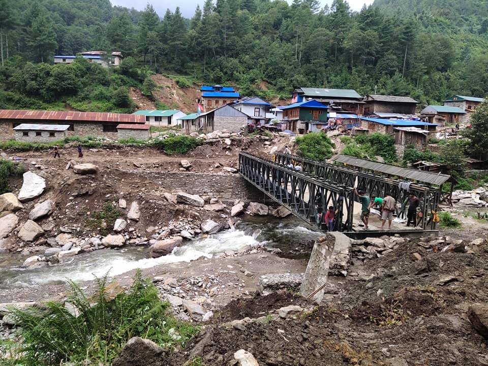 नगरपालिकाले बनायो एक वर्षमा चार वटा मोटरेबल पुल