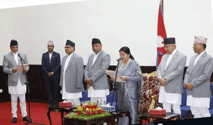 नवनियुक्त पर्यटनमन्त्री भट्टराईले लिए सपथ