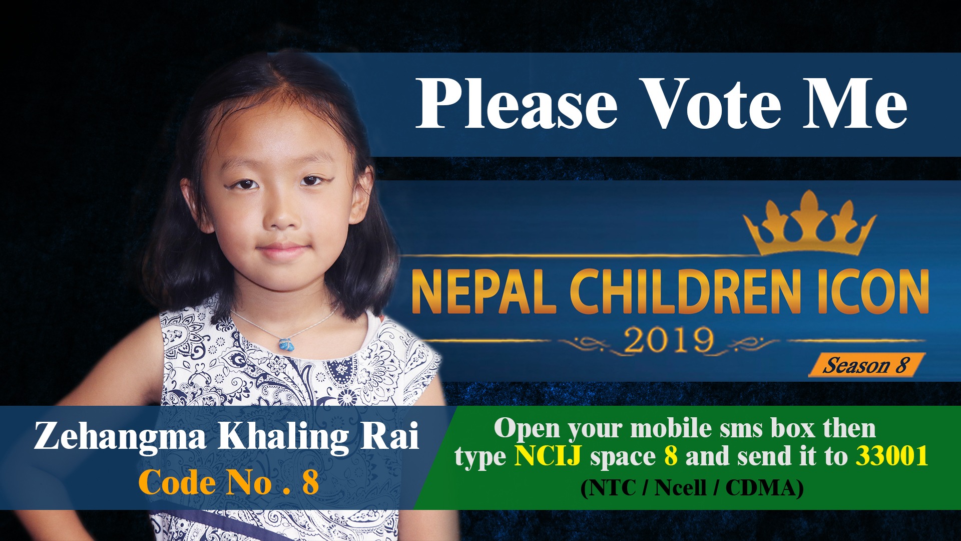 जिहाङमा खालिङ राई नेपाल चिल्ड्रेन आईकन २०१९ मा भिड्दै