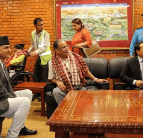 युएइ भ्रमण सकाएर स्वदेश फर्किए प्रचण्ड