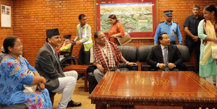 युएइ भ्रमण सकाएर स्वदेश फर्किए प्रचण्ड