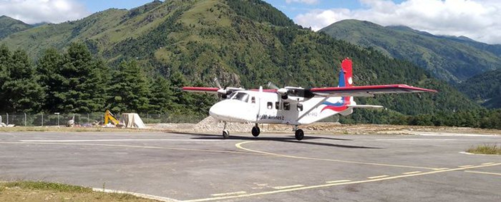 सोलुखुम्बुको फाप्लु विमानस्थलमा चिनिया जहाजको परीक्षण उडान