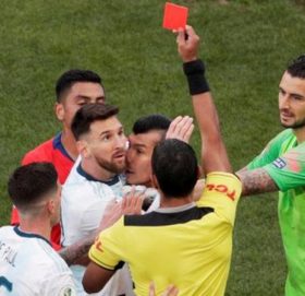 अर्जेन्टिना क्याप्टेन लियोनल मेस्सीमाथि प्रतिबन्ध, ३ महिना खेल्न नपाउने