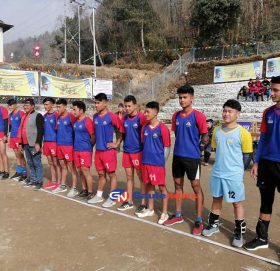 प्रदेश नम्बर १ स्तरिय पुरुष भलिबल प्रतियोगितामा सोलुखुम्बुको बिजयी सुरुवात