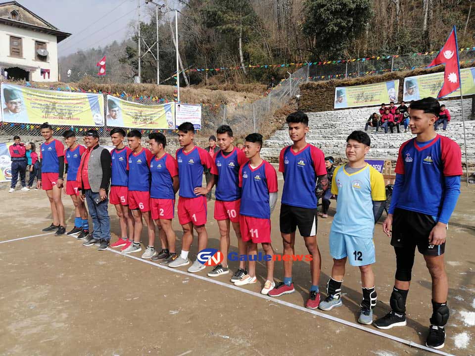 प्रदेश नम्बर १ स्तरिय पुरुष भलिबल प्रतियोगितामा सोलुखुम्बुको बिजयी सुरुवात