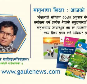 मातृभाषा शिक्षा : आजको वहस