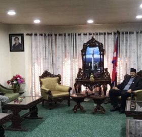 जसपाका नेताहरुले सभामुखलाई भेटे, संसद बैठक बोलाउन आग्रह