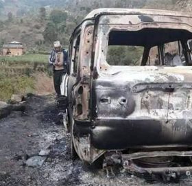 प्रदेश सभाको अर्थ तथा प्राकृतिक स्रोत समितिका अध्यक्ष सिंह चढेको गाडीमा आगजनी