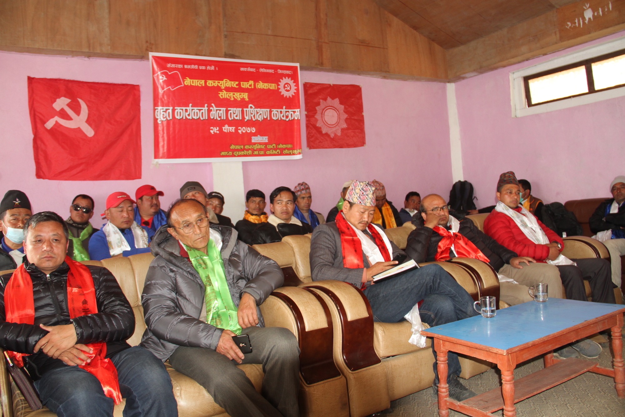 माप्यमा प्रचण्ड-माधब समूहको भेला सम्पन्न, २०१ सदस्यीय संघर्ष समिति घोषणा