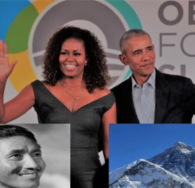 पहिलो सगरमाथा आरोही तेन्जिङ नोर्गेबारे चलचित्र बनाउने ओबामा दम्पतीको घोषणा