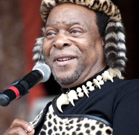 दक्षिण अफ्रिकी जुलु राजाको निधन