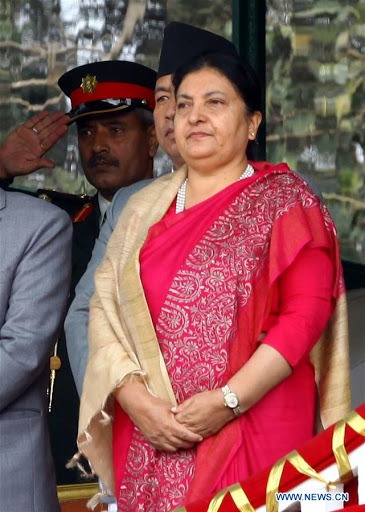 राष्ट्रपति भण्डारी र समकक्षी हमिदबीच भेटवार्ता