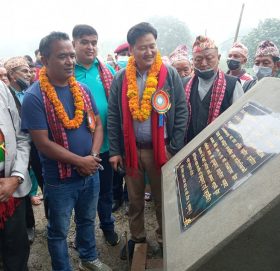 नेचाको फुर्के पोखरीको उद्घाटन सम्पन्न