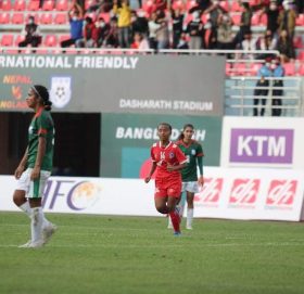 मैत्रीपूर्ण फुटबल बंगलादेशविरुद्ध नेपालको जित