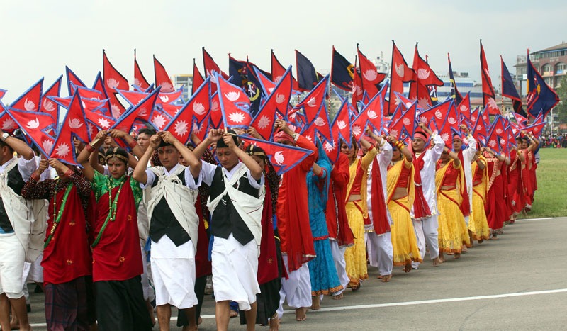 बहत्तरौँ राष्ट्रिय प्रजातन्त्र दिवस मनाइँदै