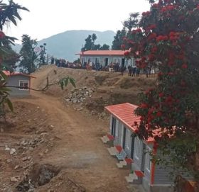 माप्यदुधकोशी गाउँपालिकाको प्रशासनिक भवन उद्घाटन