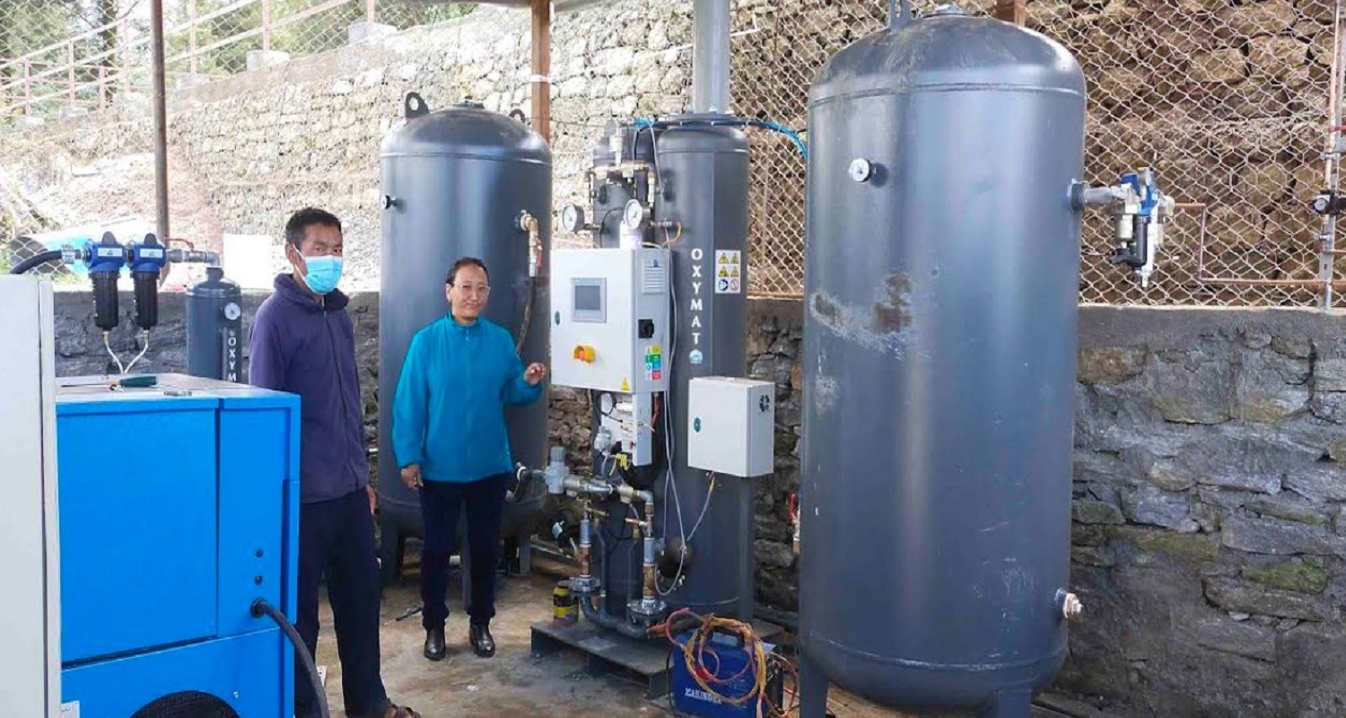 सोलुखुम्बु जिल्ला अस्पतालमै अक्सिजन उत्पादन सुरु