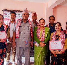 सुमाज ब्युटि पार्लरद्वारा आयोजित ४५ दिने आधारभूत ब्युटिसियन तालिम सम्पन्न