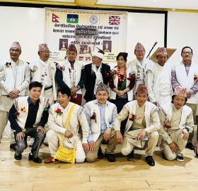 किरात खालिङ राई उत्थान संघ युके अध्यक्षमा पून पुर्ण खालिङ