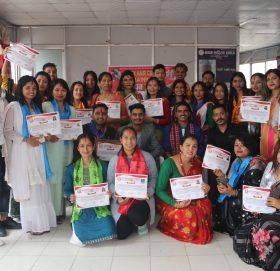 बुढानिलकण्ठ १० द्वारा आयोजनामा ४५ दिने निशुल्क कपाल काट्ने तालिम सम्पन्न