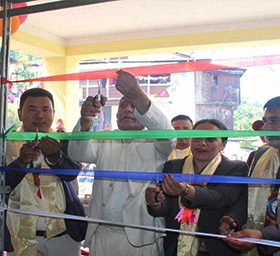 सोलुदुधकुण्ड नगरपालिका ११ को वडाकार्यलय भवन उद्घाटन सम्पन्न