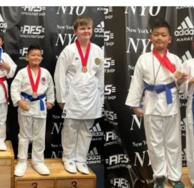 इन्टरनेश्नल मार्सल आर्टले “न्युयोर्क ओपन कराते च्याम्पियनसिप”मा सात स्वर्णसहित १६ पदक जिते