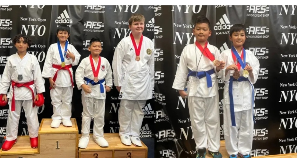 इन्टरनेश्नल मार्सल आर्टले “न्युयोर्क ओपन कराते च्याम्पियनसिप”मा सात स्वर्णसहित १६ पदक जिते